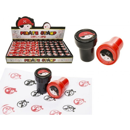 Coffre pirate avec crayon, tampon et sachet de bonbons pour enfants