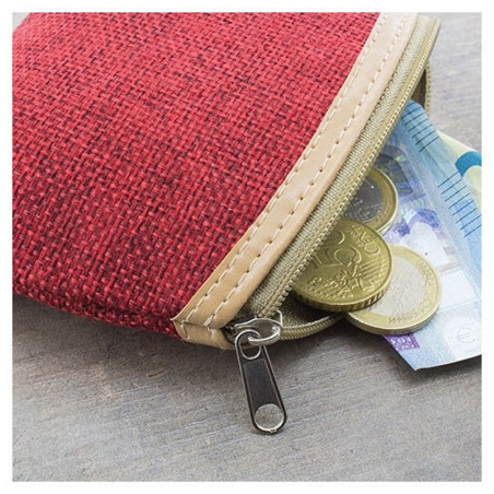 Porte-monnaie beige
