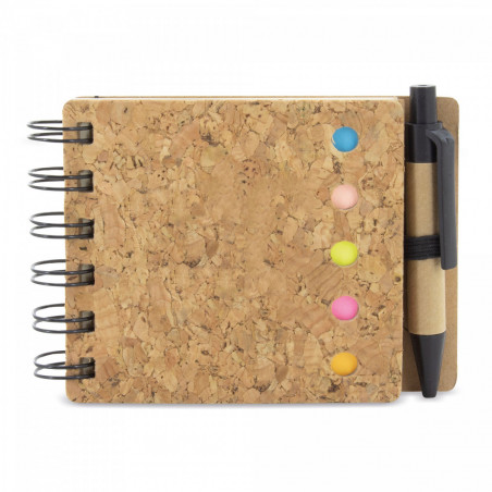 Cahier éco en liège personnalisé avec autocollant première communion pour les détails fille