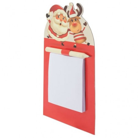 Bloc-notes magnétique de Noël avec autocollant personnalisé