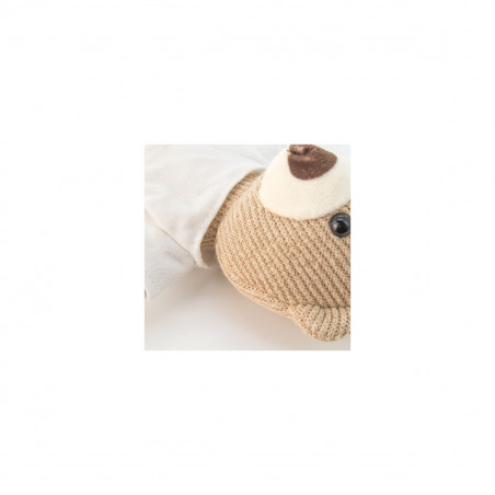 Ourson en peluche personnalisé avec cône de bonbons dans un sac en papier pour enfants pour un anniversaire