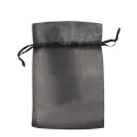 Tire-bouchon en forme de bouteille personnalisé avec un design floral vintage dans un sac en organza