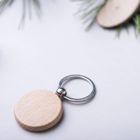 Porte-clés en bois à offrir à Noël dans les bars