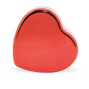 Baume à lèvres coeur rouge avec boîte de présentation blanche