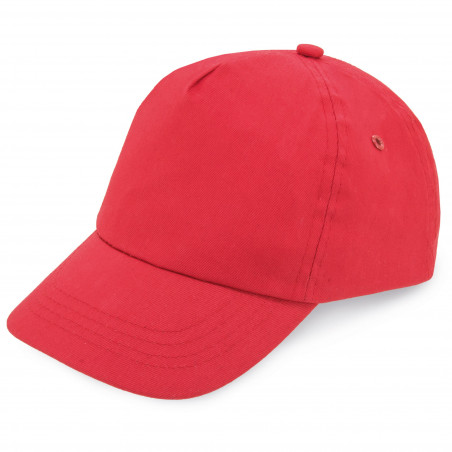Casquette 100% coton avec badge personnalisé