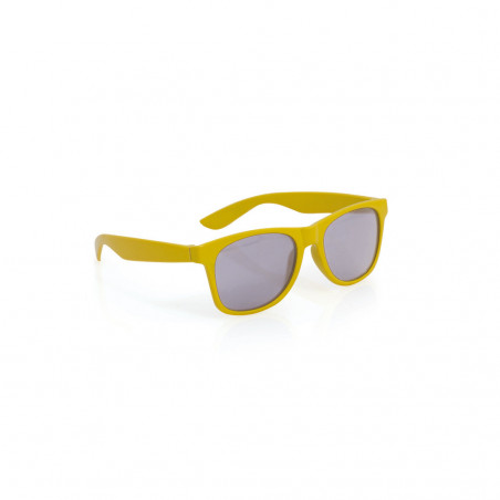 Lunettes de soleil jaunes pour enfants et ballon de plage avec sac à dos canard