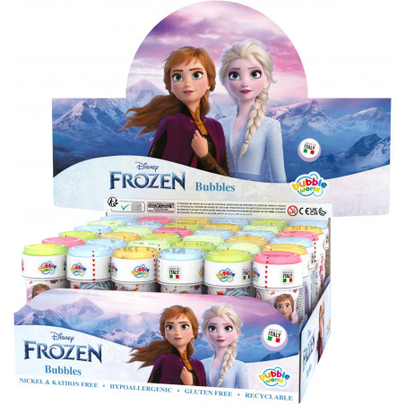 Carnet et savon à bulles Frozen avec sucette pour un détail enfantin lors d'événements