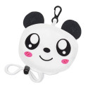 Sac à dos pliable pour enfants en forme d'ours panda et stylo avec pompon à offrir