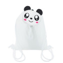 Sac à dos pliable pour enfants en forme d'ours panda et stylo avec pompon à offrir