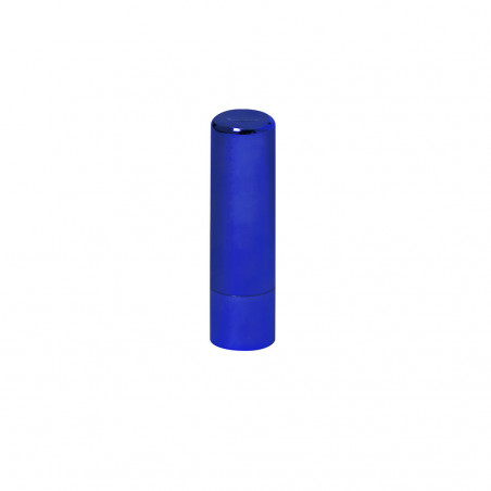 Brillant à lèvres et miroir bleus personnalisés dans un sachet en organza pour la communion d'un garçon