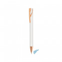 Stylo Pierre Cardin blanc avec autocollant personnalisé pour les détails des invités