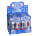 Pâte à modeler colorée avec outils, design d'éléphant, sac à dos pour enfants et sachet de bonbons.