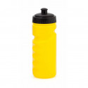 Sac à dos en forme de t-shirt et gourde jaune pour boissons avec autocollant pour amis