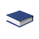 Portanotes à couverture bleue personnalisée avec autocollant de communion pour enfant