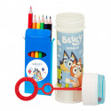Pompero et boîte de crayons personnalisée de bluey pour anniversaires et événements
