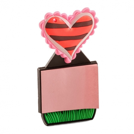 Mini carnet coeur avec aimant