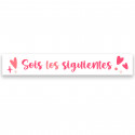 Autocollant de mariage de 5 x 1 cm avec la phrase vous êtes les suivants