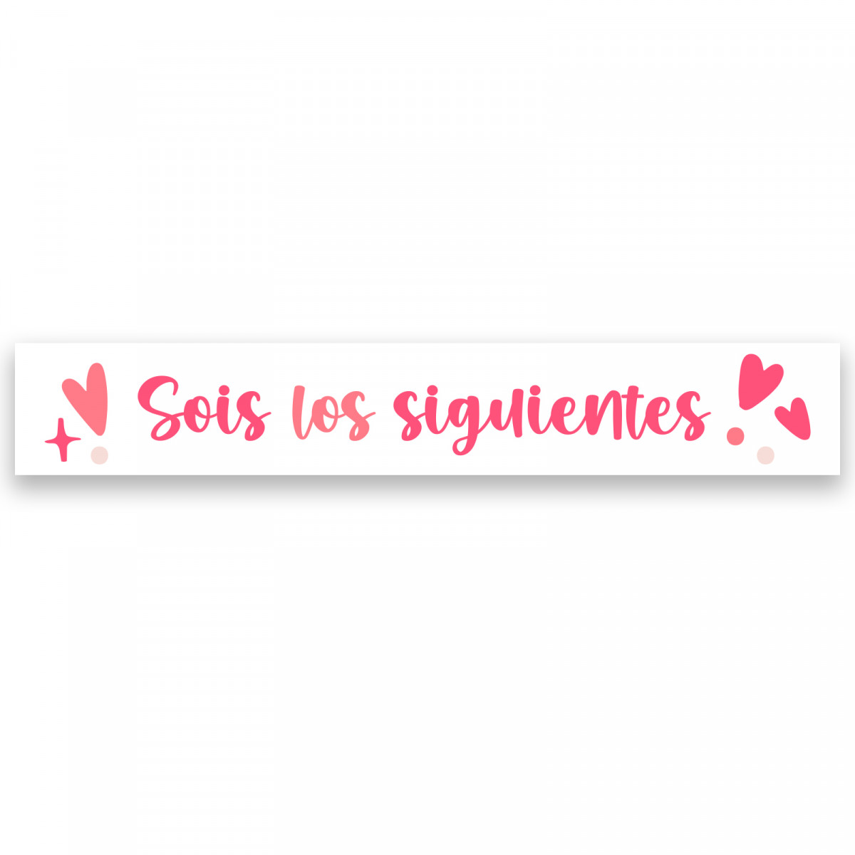 Autocollant de mariage de 5 x 1 cm avec la phrase vous êtes les suivants