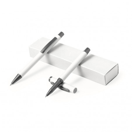 Set de stylo et crayon dans une trousse blanche avec autocollant personnalisé de harry potter