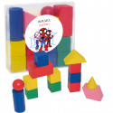 Set de blocs en bois personnalisés avec autocollant spidey
