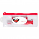 Brosse à dents pour enfants avec sablier dans une trousse et autocollant personnalisable cars