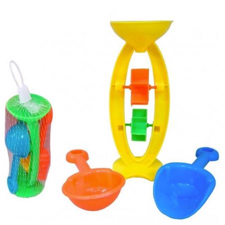 Set de jouets de plage avec sac kraft personnalisé idéal pour les événements