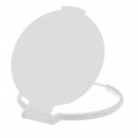 Miroir pliable pour sac en couleur blanche et autocollant enfantin pour personnaliser
