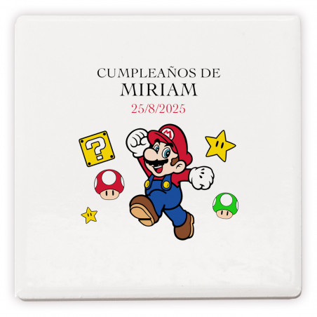 Imán personnalisé en céramique collection mario bros