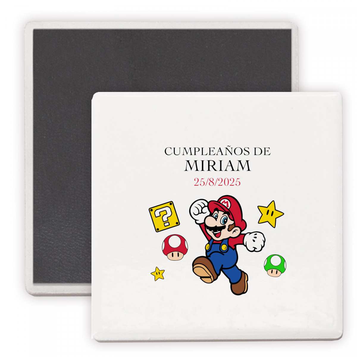 Imán personnalisé en céramique collection mario bros