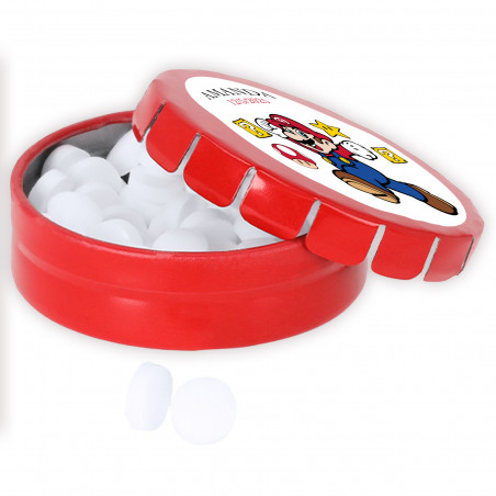Distributeur de bonbons personnalisé mario bros détail original pour événements enfants