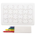 Puzzle à colorier personnalisé avec un design magique détail pour événements infantiles