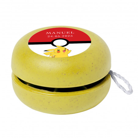 Yoyo écologique personnalisé avec design Pokémon Détail pour communions et anniversaires