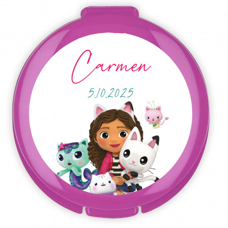 Baume à lèvres personnalisé collection gaby chat détail idéal pour événements enfants