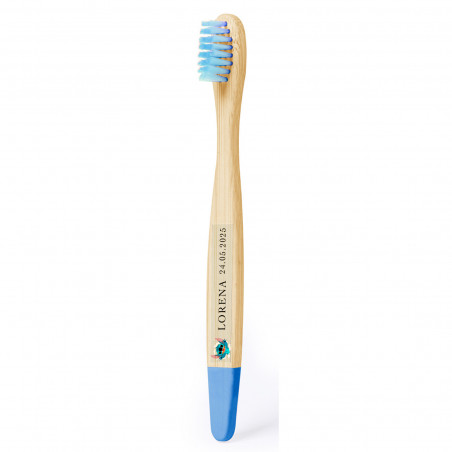 Brosse à dents en bambou et verre personnalisé collection stitch