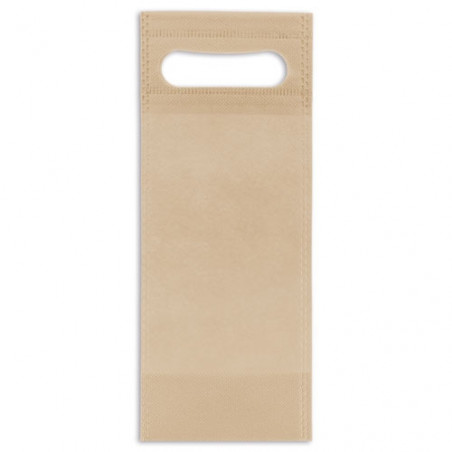 Set de brosse à dents en bambou avec sablier et sac personnalisé détail pour communion
