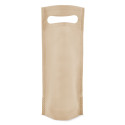 Set de brosse à dents en bambou avec sablier et sac personnalisé détail pour communion