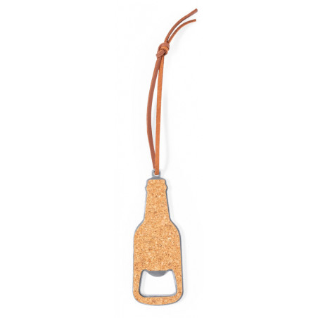 Ouvre bouteille en forme de bouteille dans une boîte personnalisée : détail original pour événements.