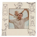 Cadre photo à colorier avec des crayons détail personnalisé pour événements pour enfants