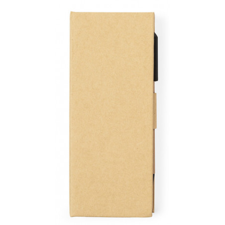 Set de notes adhésives personnalisé détail écologique et utile pour invités