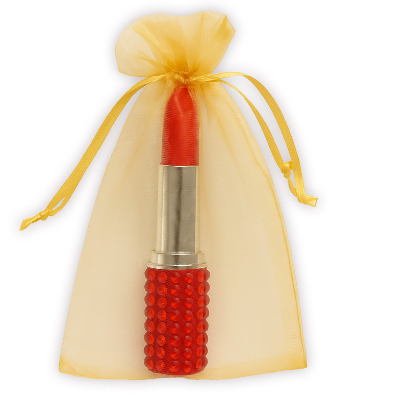Stylo dans un sac en organza à offrir aux invités