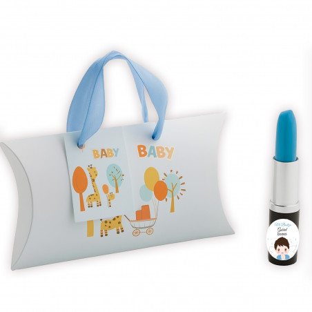 Stylos personnalisés avec adhésif et présentés dans une boîte cadeau