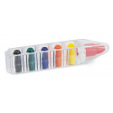 Crayons de couleur avec autocollants personnalisés