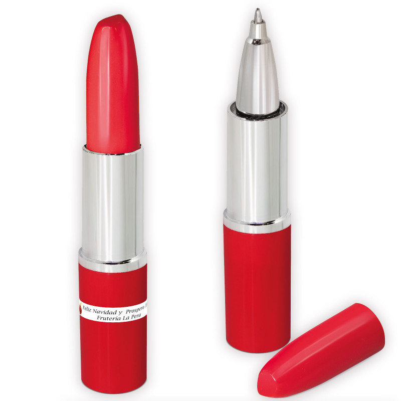 Stylo rouge à lèvres personnalisé pour Noël