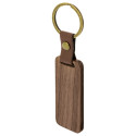 Porte-clés en bois avec carte imprimée et sac pour les détails des invités de mariage