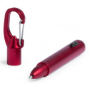 Stylo-lampe de poche rouge LED avec autocollant alliances pour des cadeaux de mariage