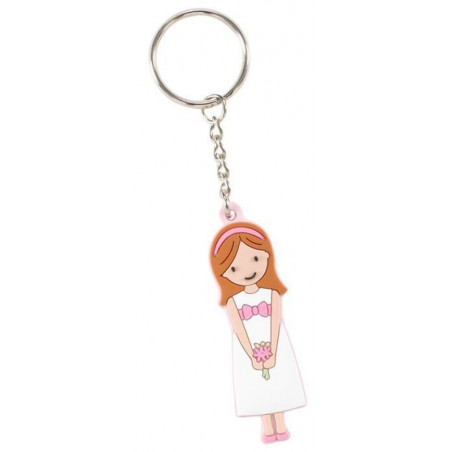 Porte-clés pour détails de communion de fille