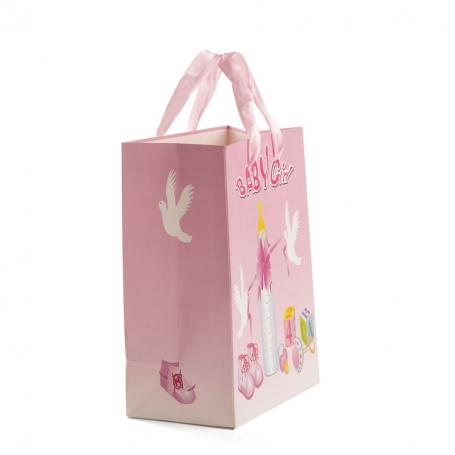 Sac pas cher pour baptême de fille
