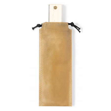 Harmonica en bois avec adhésif floral personnalisable pour des détails originaux