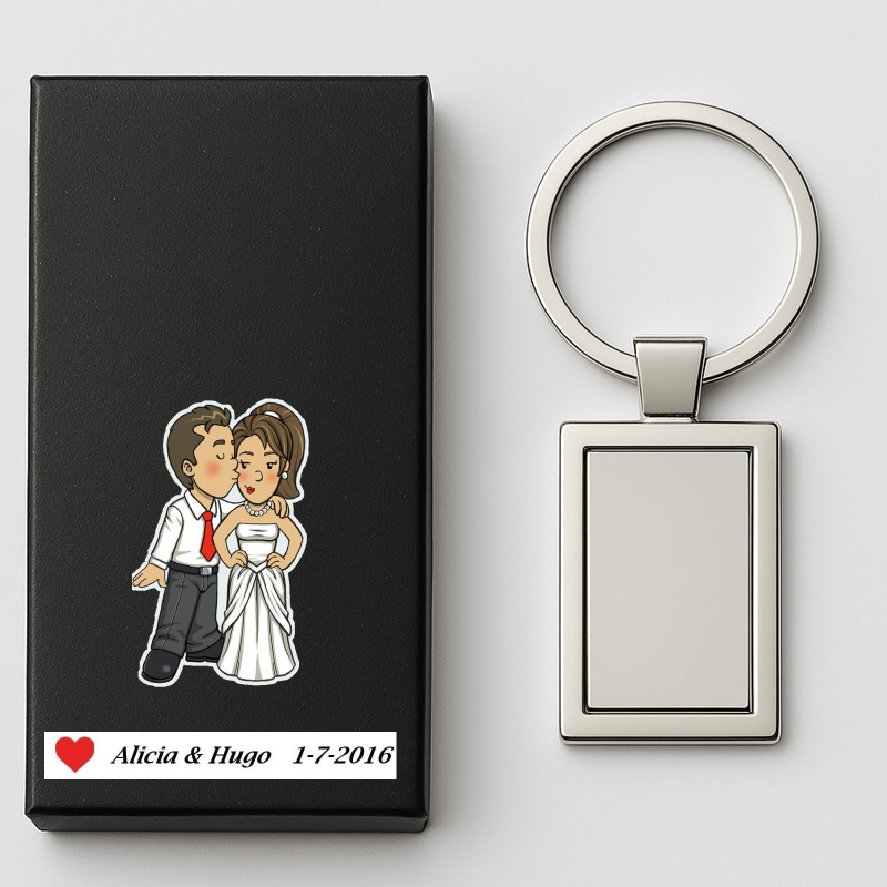 Porte-clés de mariage pas chers personnalisés