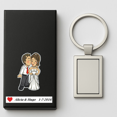 Porte-clés de mariage pas chers personnalisés